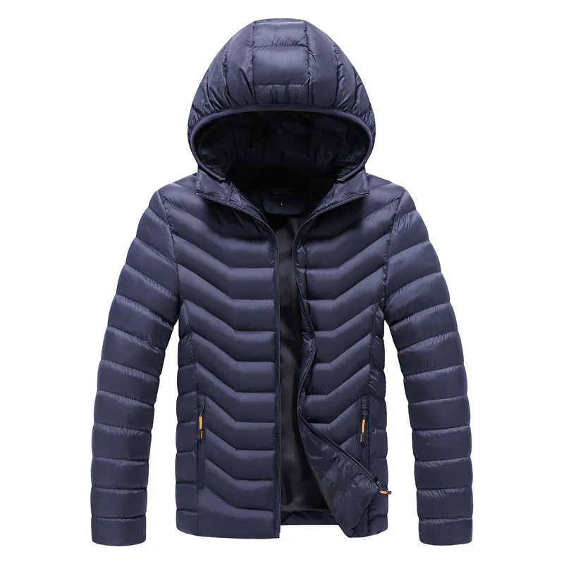 Chaifenko Winter Warm casual casual Parkas Men Men Autumn Fashion Streetwear Winds Prooft Gross Hooded Slim Solid Coat 201119