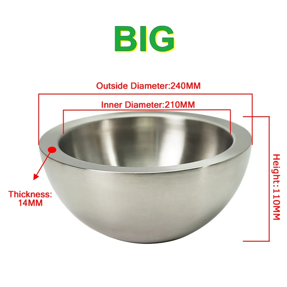 Tools LY 304 Food Level Stainless Steel Stuff Professional Liquid Nitrogen Bowl Basin Pot Tank Cold Resistant for Minus 196 Degree1358275