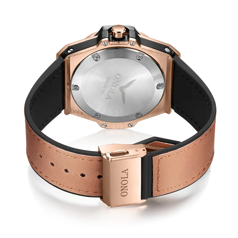 WholewatchesONOL Internet Celebridad Transmisión en vivo Producto más vendido Moda Deportes Cuarzo Reloj de estudiante masculino Reloj de pulsera para hombre 235f