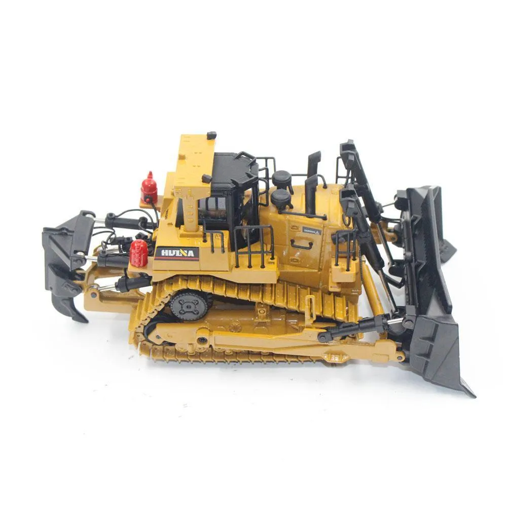 Huina 1700 150 Diecast Legierung schwerer Bulldozer -Ingenieurwachstum statische Modell Caterpillar Wheel Bulldozer Kinder Bildungsspielzeug LJ29979740