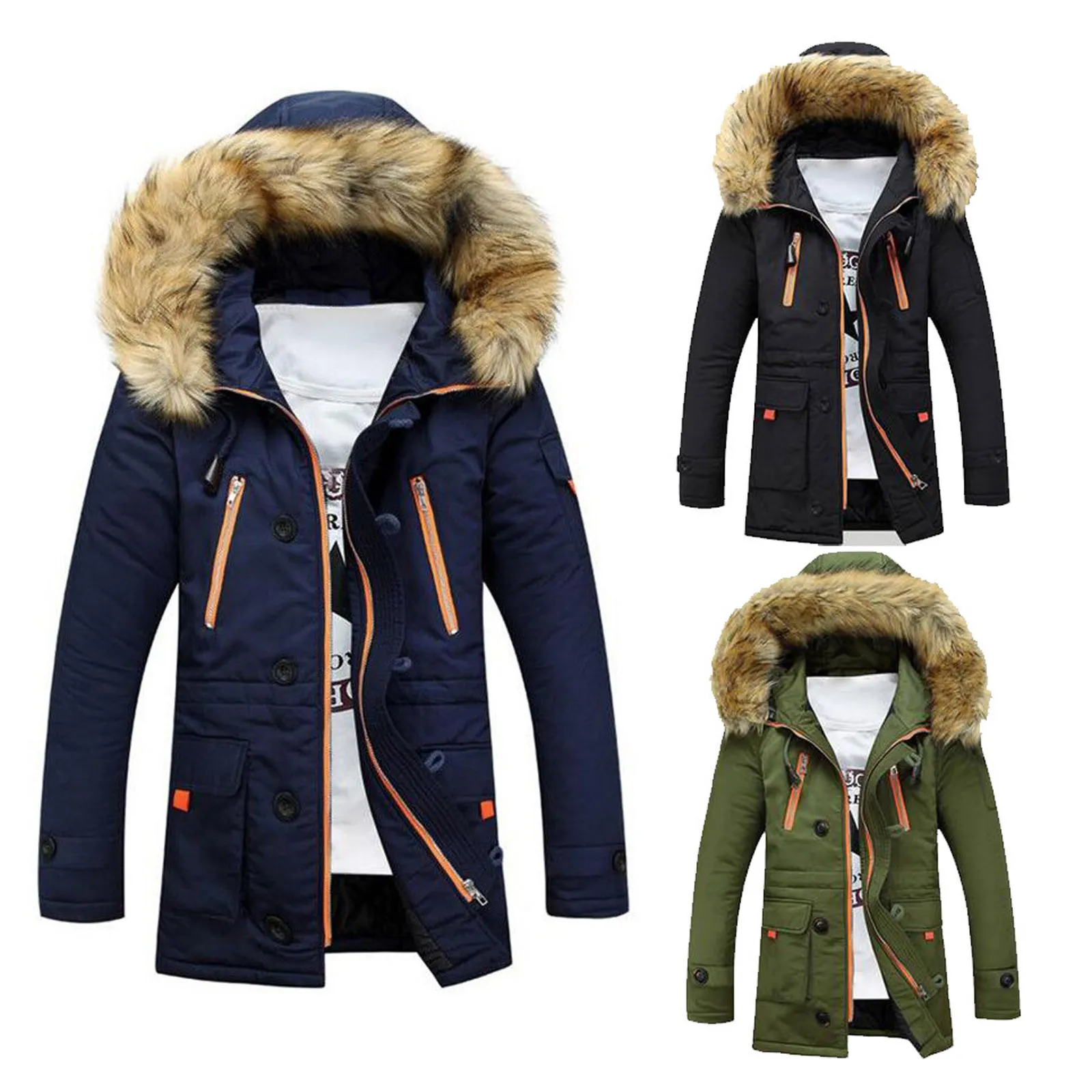 Hooded Down Ladies Warm Winter Jacket Unisex Women Men Outdoor Fieece Warm Winter Thick Long Zipper Hood Coat Jacket 201128