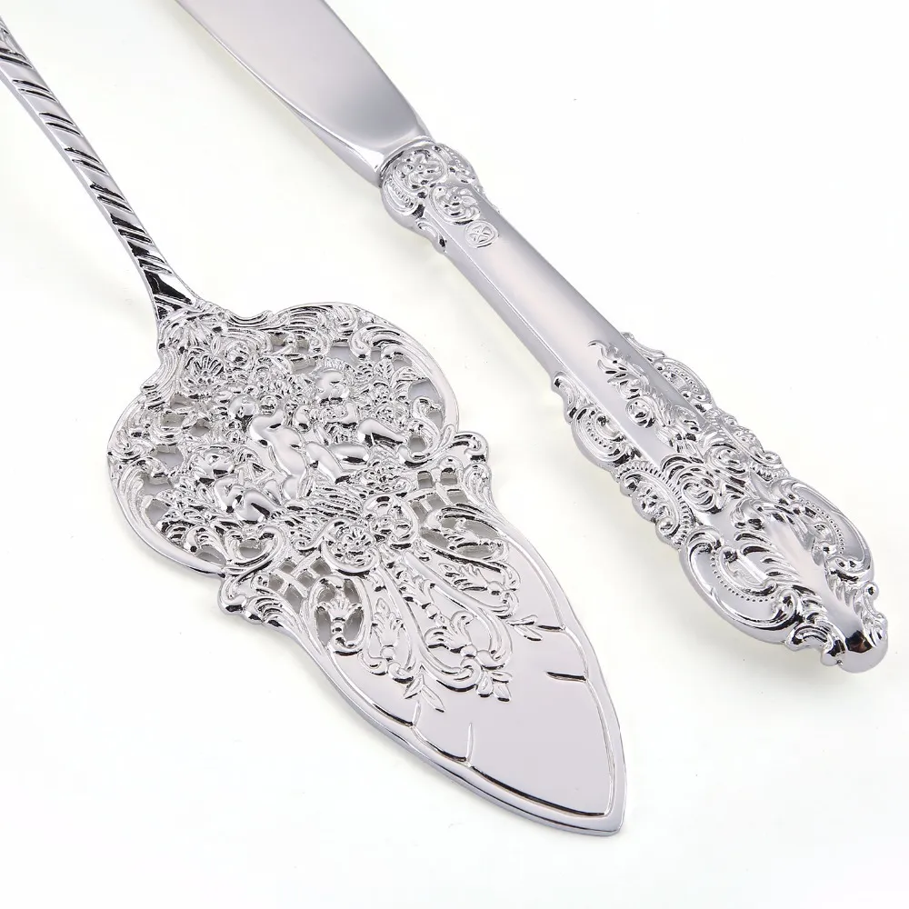 silver cake shovel set (2)