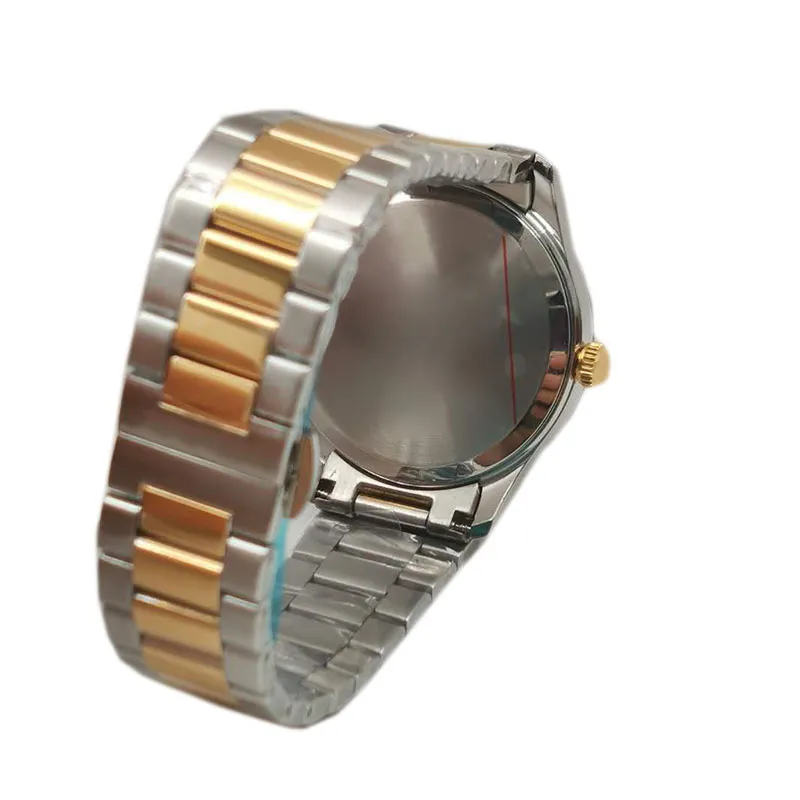 Nowe zegarki modowe 38 mm 28 mm luksusowe męskie kobiety zegar ze stali nierdzewnej paski kwarcowe kwarcowe na rękę Montre de lukse lady Watch273f