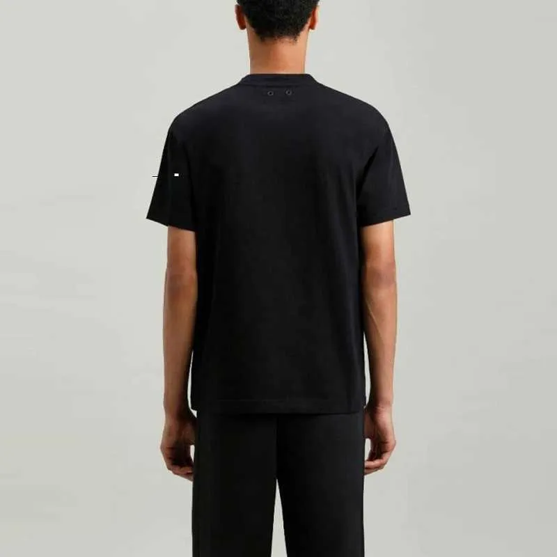 T-shirts Korrekt tryckt Palm Tree Short Sleeve T-shirt 21FW Wang Jiier Co Branded Angel Mäns och Kvinnor lös