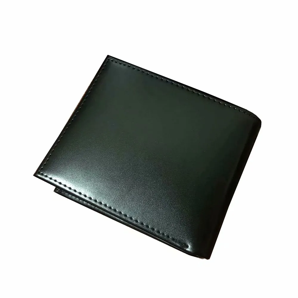 skórzane męskie biznes krótki luksusowy portfel czarny posiadacz karty Prezes Pirespiod Pudełko Pudełko Pasek Case Case Classic Portfels261g