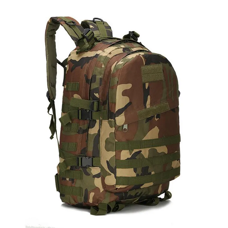 55L 3D Outdoor Sport Military Tactical Climbing Mountaineering Backpack Camping Hiking Trekking Canvas Camo Rucksack Travel Bag 201103