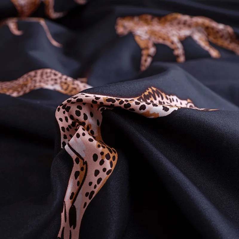 Lovinsunshine capa de edredão king size queen size consolador conjuntos leopardo impressão conjunto cama ab #196 y200111188i