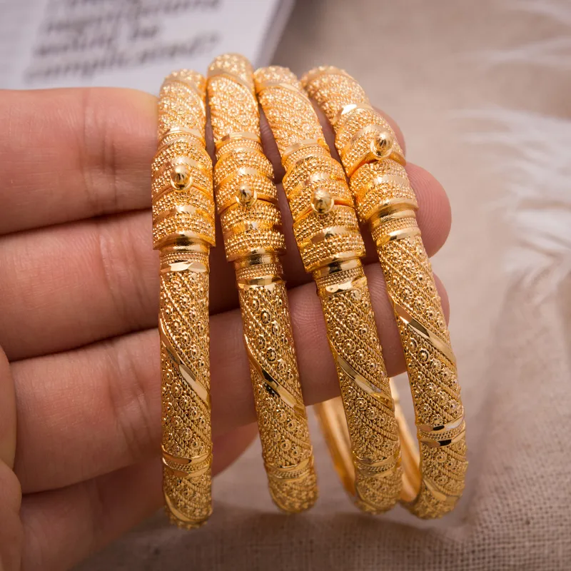 Женский браслет золотой цвет свадебные браслеты для женщин -невеста может открыть браслеты, индийская эфиопская Франция Африканские ювелирные изделия Дубая y12221i