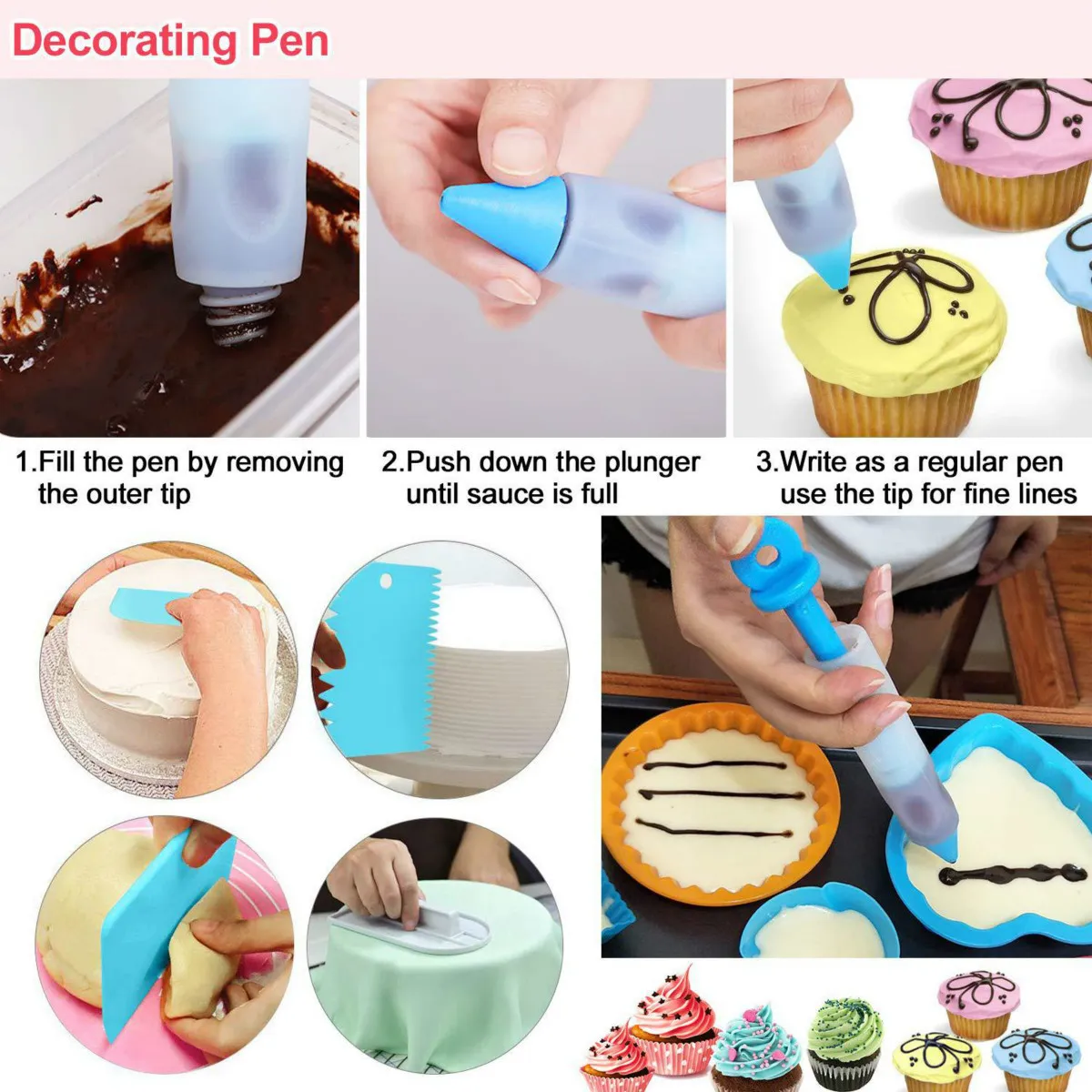 Icing Piping Tips Set With Storage Box Cake Decorating Supplies Kit