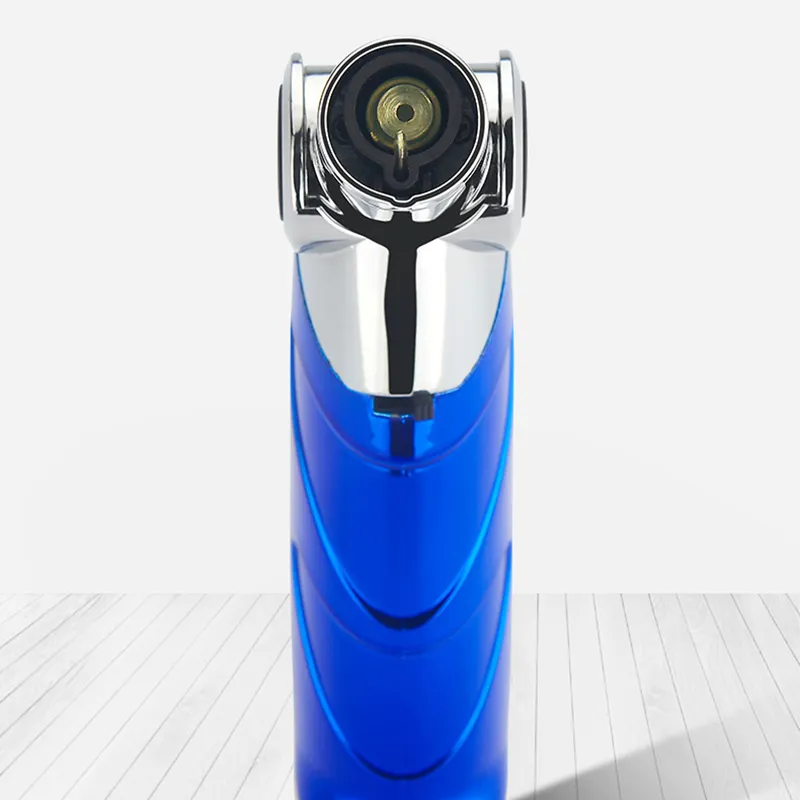 テーブルガンジェットトーチライター補充可能ガスタービン風力発電屋外イグナイター調整可能なネックライター炎ロック7476625