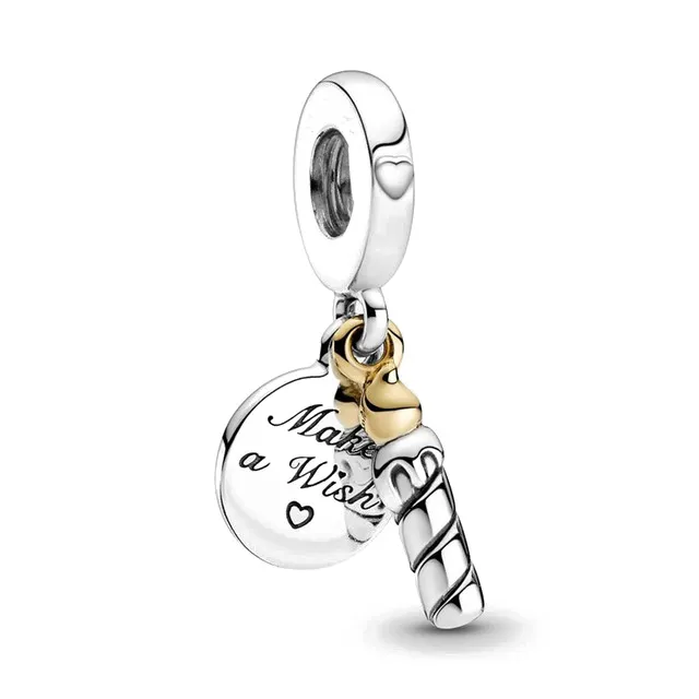 Bracelet à breloques en argent Sterling 925, perles délicates, mère et fille, breloque en forme de cœur, bijoux à la mode, cadeau d'anniversaire de luxe, 4711604
