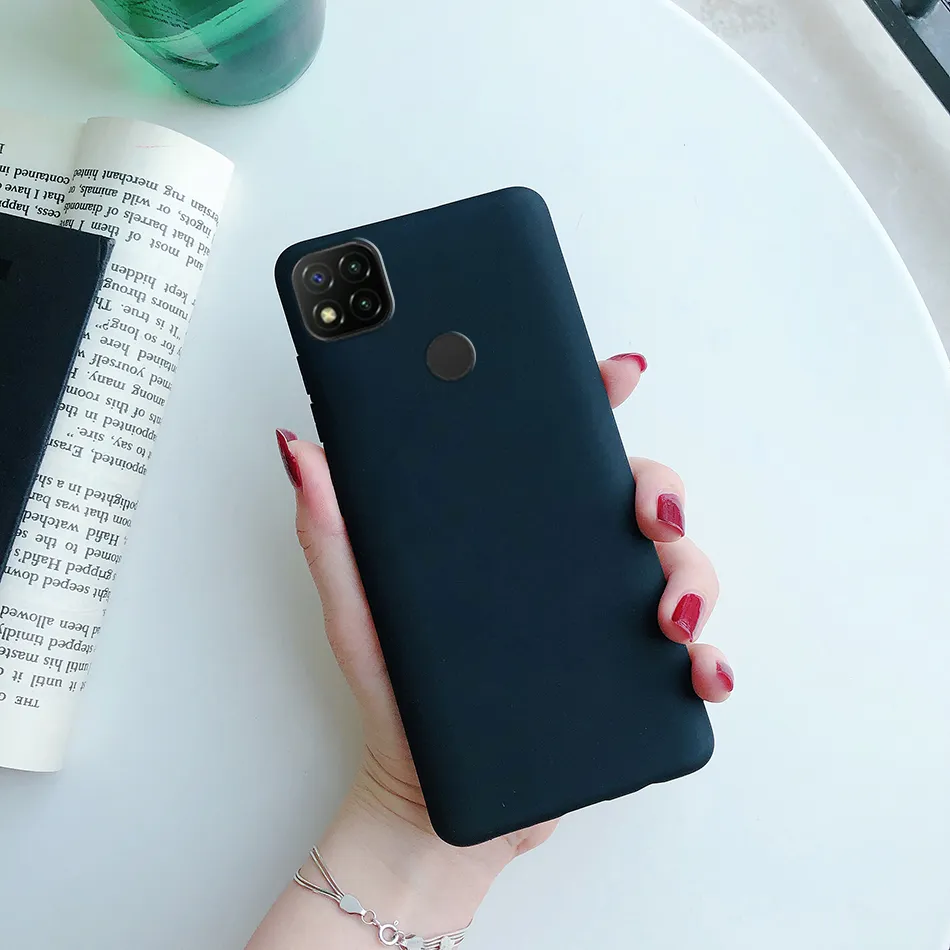 Cases For Xiaomi Redmi 9C Silicone Candy TPU Simple Cover Phone Case For Xiomi POCO C3 Redmi 9C NFC Redmi9C NFC Case Fundas