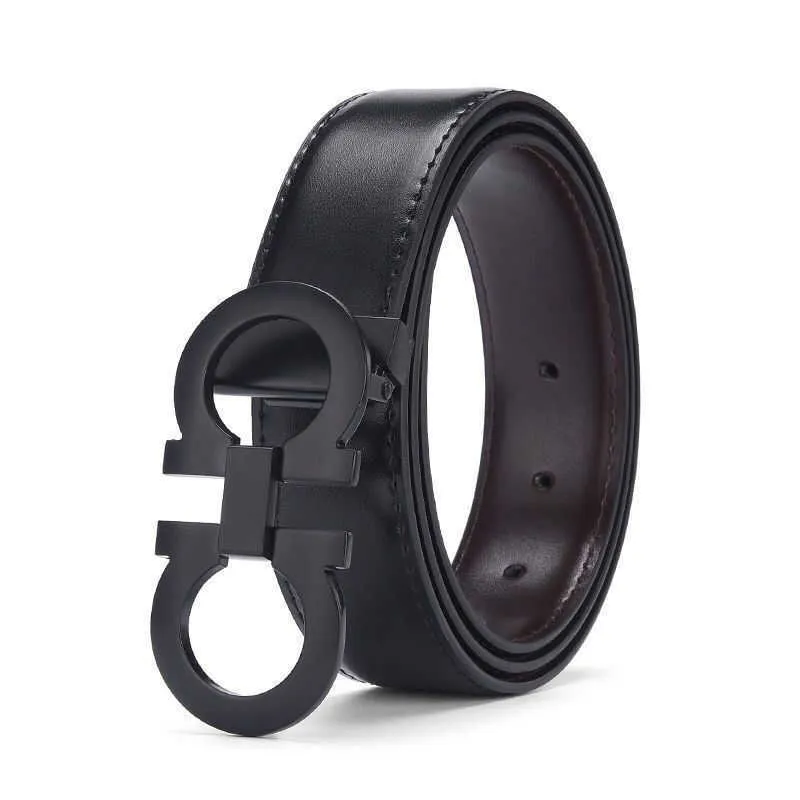 Cinturones de piel de vaca de diseñador con hebilla negra dorada y plateada de cuero genuino para mujer, cinturón de lujo de alta calidad para hombre, incluye caja 236I