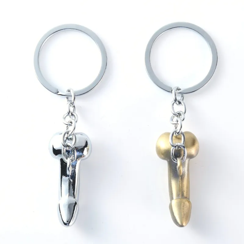 مثير رجل الديك keychain السيارة حلقات مفتاح الذكور الأعضاء التناسلية الجنس لعبة مفتاح سلسلة هدية إبداعية للعاشق Auto Keyring دراجة نارية keyfob211g