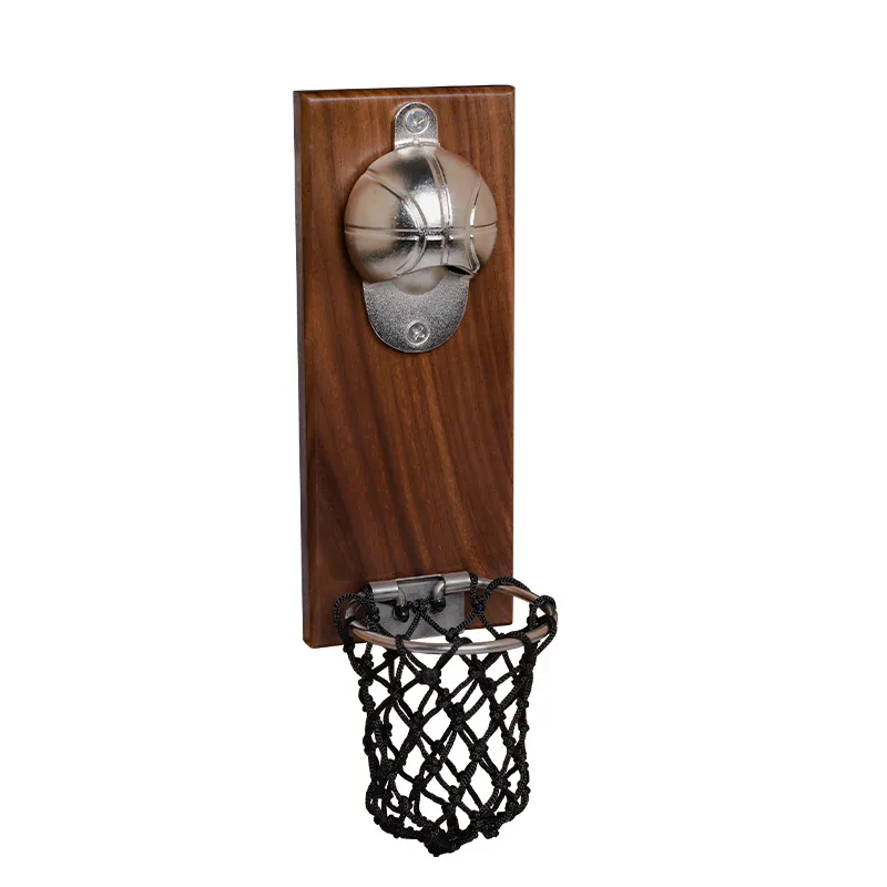 Ouvre-bouteille de basket-ball créatif avec poche murale, ouvre-bouteille de vin, aimant pour cuisine, gadget, bar, outils de réfrigérateur 201223