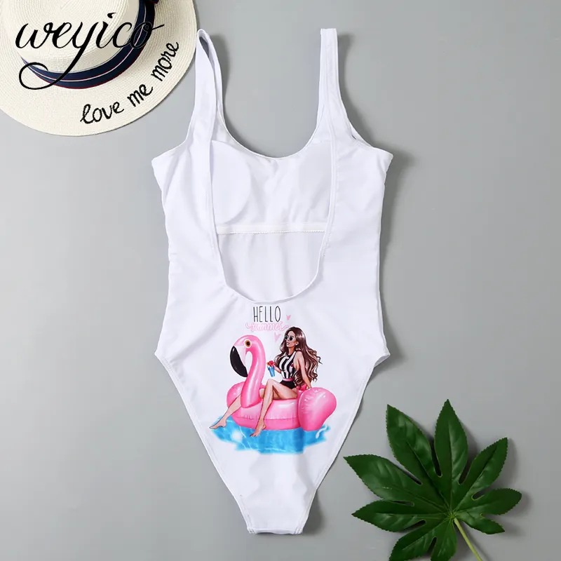 Mother Daughter Swimwear One-Piece Mommy and Kids Swimsuit Family Look Matching Outfits Mom Parent Child Monokini Bathing Suit T200708