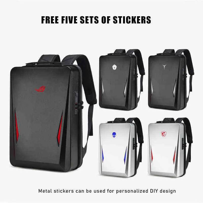 REJS LANGT Anti-Theft Backpack with Charging 17 3 Inch Laptop Backpack Men Fashion Hard Shell School Bag Business Travel Mochila 21833