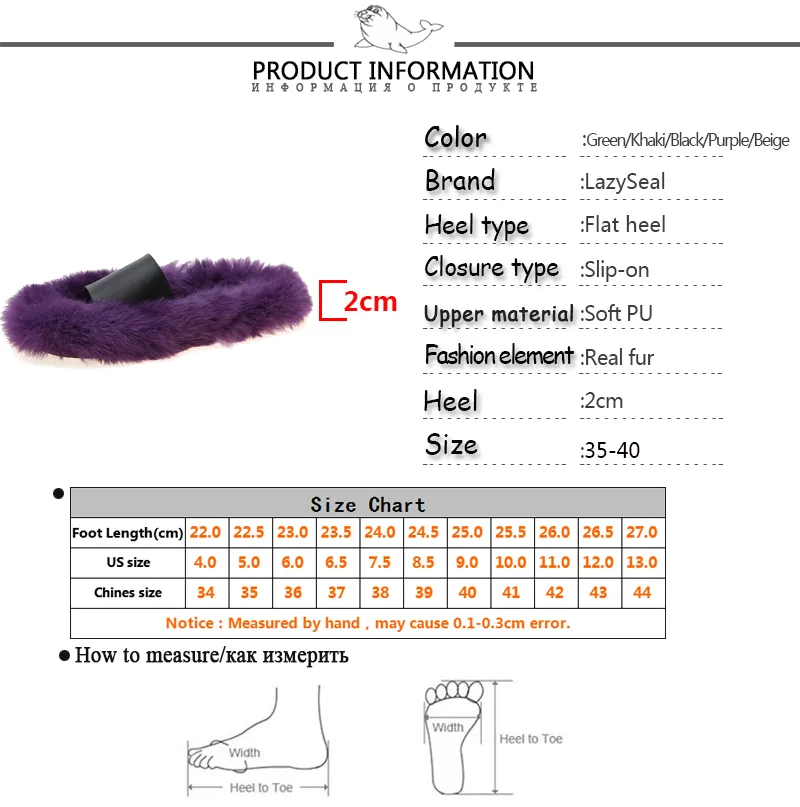 Lazyseal Natural Fur Slipper Shoes Indoor Furry Slippers Warm Home Slides Ladies Flip Flops Flatsoled Plush Shoes Y200107