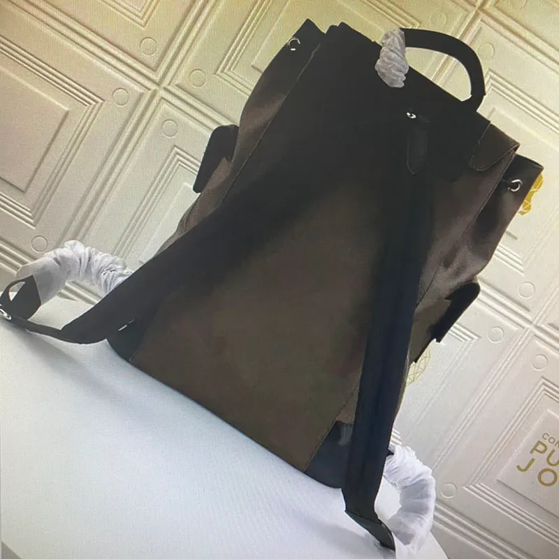 Designer Backpack Bag Grote capaciteit voor mannen Travel Wandelzak hoogwaardige klassieke bloemenman rugzakken Taurillon Leather Travel307D