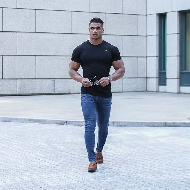 Seven Joe Mens Skinny Dżinsy 2020 Super chudy dżinsy Mężczyzn gym sportowy dżinsowe spodnie Elastyczne talia