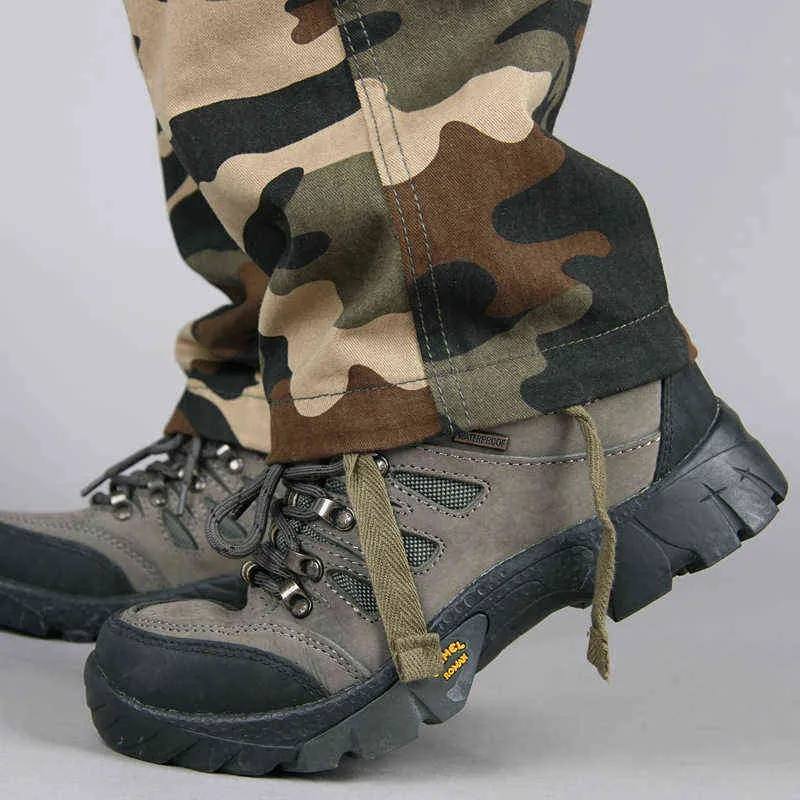 Camuflagem camuflagem camo cargo calças homens casuais multi-bolsos folgose combate solto calças militares exército calças táticas militares hombre 44 h1223
