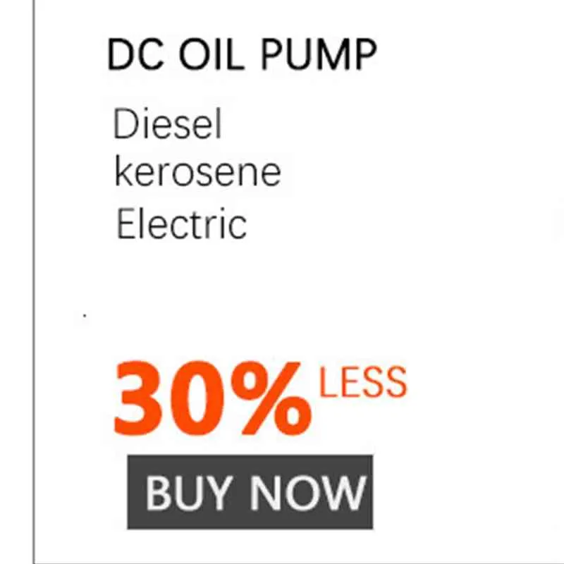 50L / dak 12 V / 24 V / 220 V Küçük Otomatik Yakıt İkmali 12 V Elektrikli Otomatik Yakıt Transferi Pompalama Yağ / Dizel / Kerosen / Su