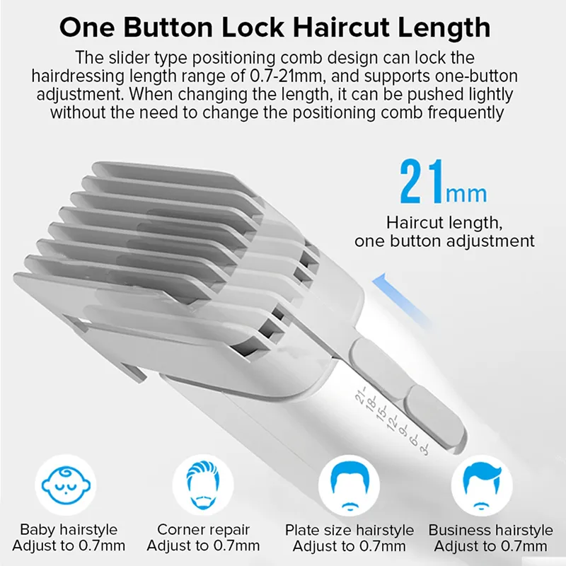 hair clipper professional hair clipper children's hair clipper shaver belongs to the Xiaomi ecological chain product 5