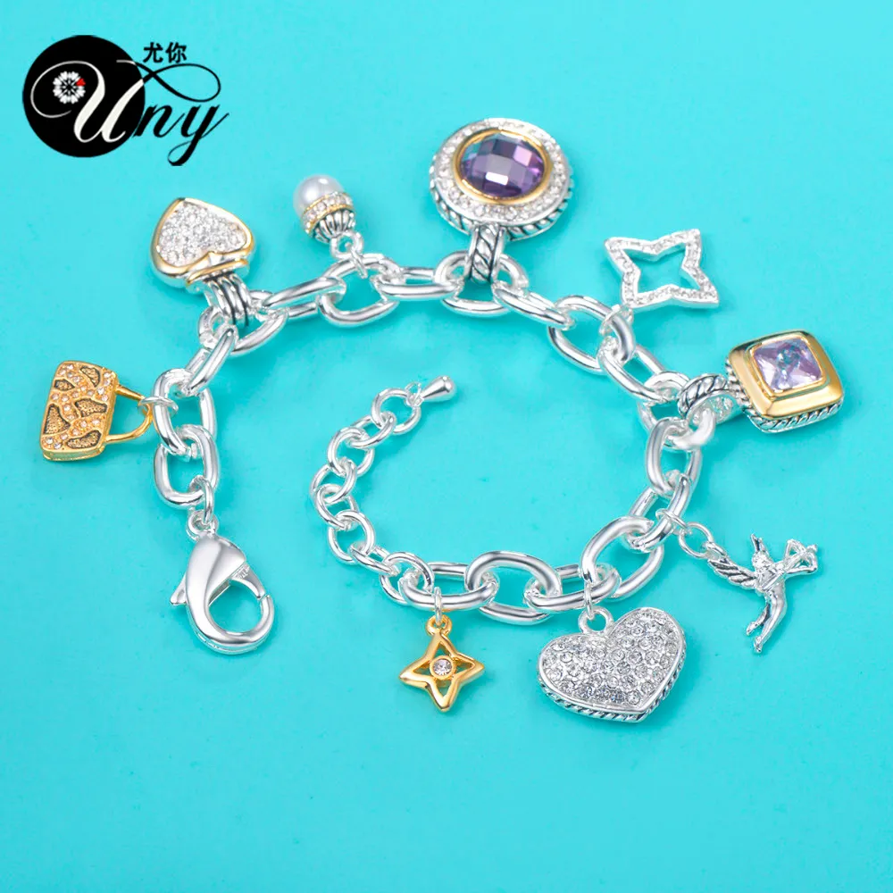 Uny Jewelry Bracelet Designer Brand David Inspirado Mujeres Pulseras de cable antiguo de San Valentín Regalo de Navidad Bracel2406