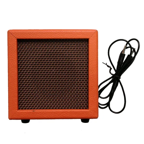 Mini Ukulele Amplifier Speaker HighSensitivity 3 Watt 9Volt WVolume Tone Control Guitar Bass Amp7062610