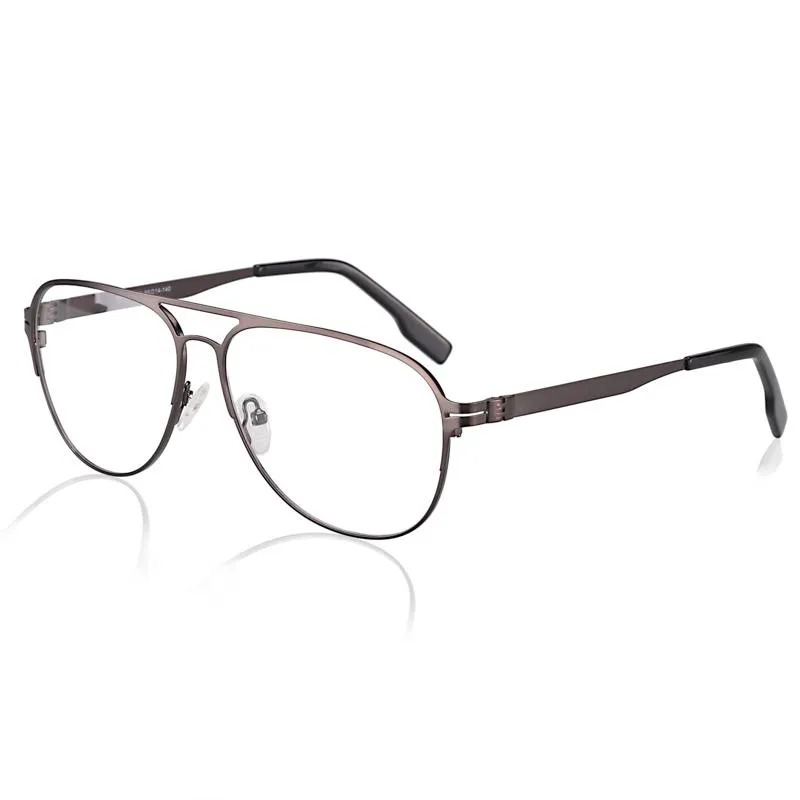 Модные солнцезащитные очки в оправе -1 -1 5 -2 -2 5 -3 -3 5 -4 -4 5 Ретро металлическая большая оправа для близорукости Очки для женщин и мужчин Classi178H