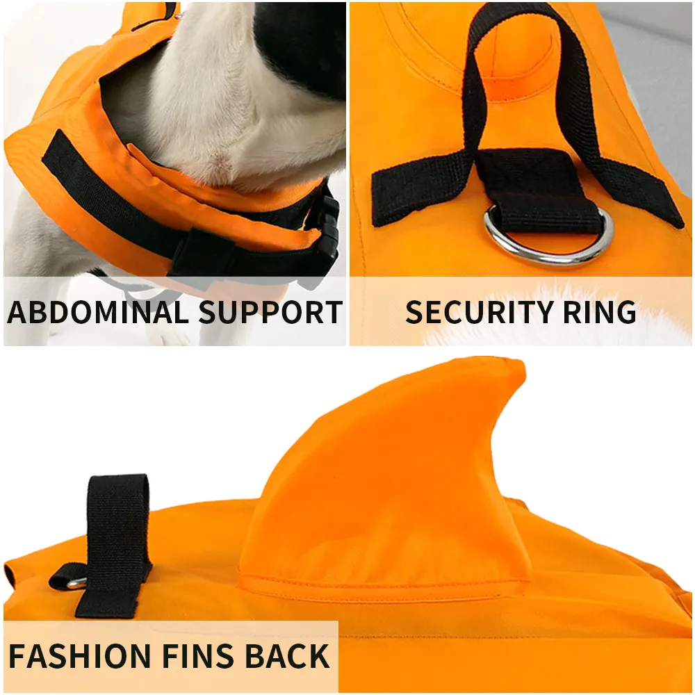 XSSMLXLXXL été gilet de sauvetage pour animaux de compagnie chien gilet de sécurité vêtements animaux maillot de bain pour petit moyen grand Y200917