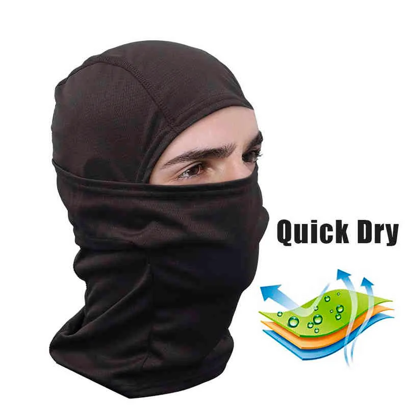 Tactique Balaclava Masque Complet Militaire CS Wargame Casque Liner Cap Armée Chasse Cyclisme Sports Ski Masque Airsoft Foulard Cap Y1229