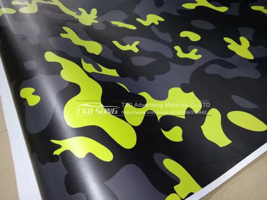 camo vinyl film camouflage car wrap