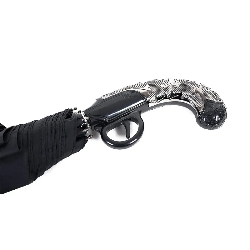 크리에이 티브 야외 짧은 총 향상된 서양 칼 권총 우산 Y200324