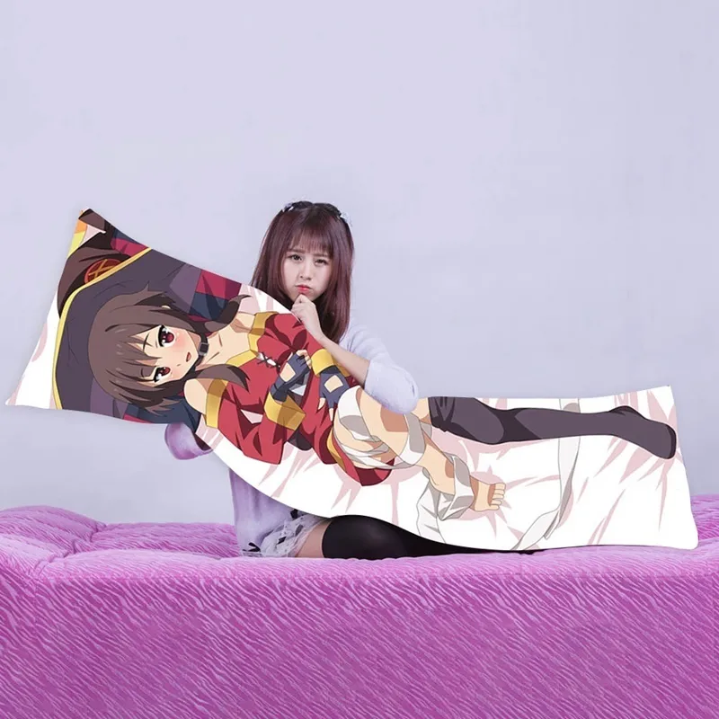 Anime Konosuba God039s Błogosławieństwo na tym cudownym świecie Megumin Dakimakura obejmuje przytulanie ciała poduszki na okładkę Case 2012126335699