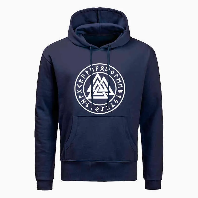 Cool Odin Viking Hoodies Hommes Vikings Symboles Sweat À Capuche Imprimé Hommes Sweat Chaud 2020 Automne Hip Hop Tops Hiver Harajuku Streetwear H1227