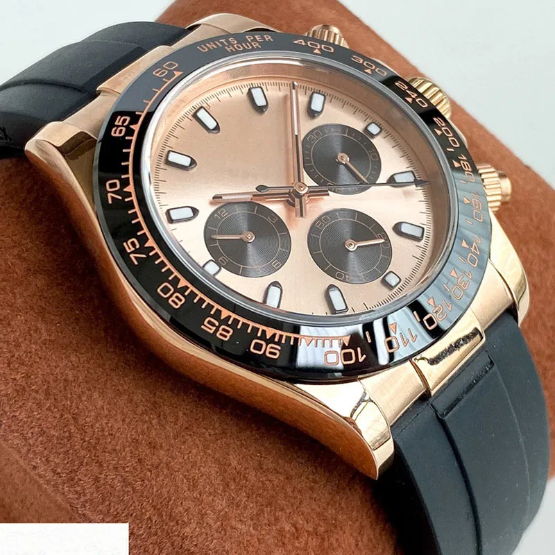 MENS Titta på automatiska mekaniska klockor 40mm rostfritt stål affärsbrist för män armbandsur Montre de luxe235p