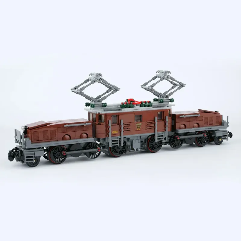 High Tech Block Serie 10277 Idea Crocodile Locomotive Train Bloques de construcción Juguetes de ladrillo Set de regalos de Navidad para niños306s