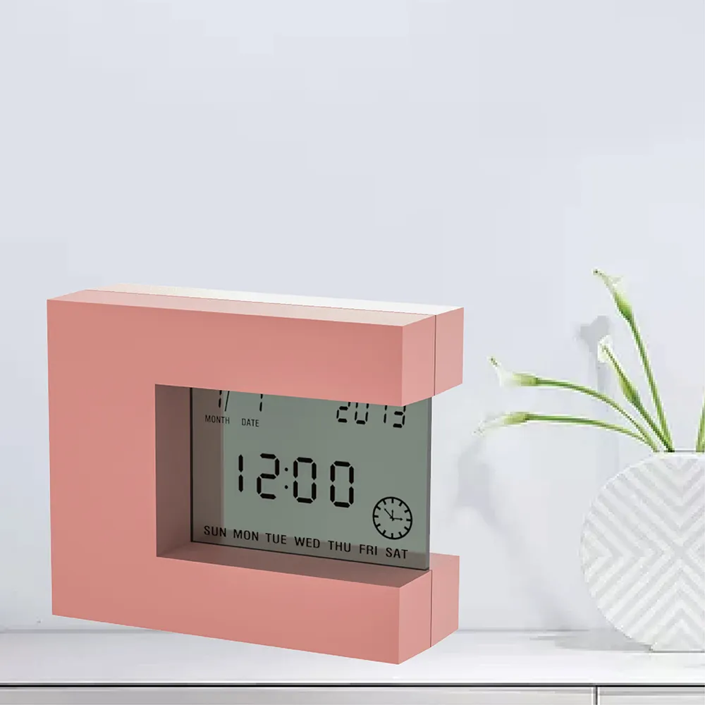 Sveglia da scrivania elettronica Calendario con conto alla rovescia e termometro l'orologio da casa Orologio a batteria LJ201204