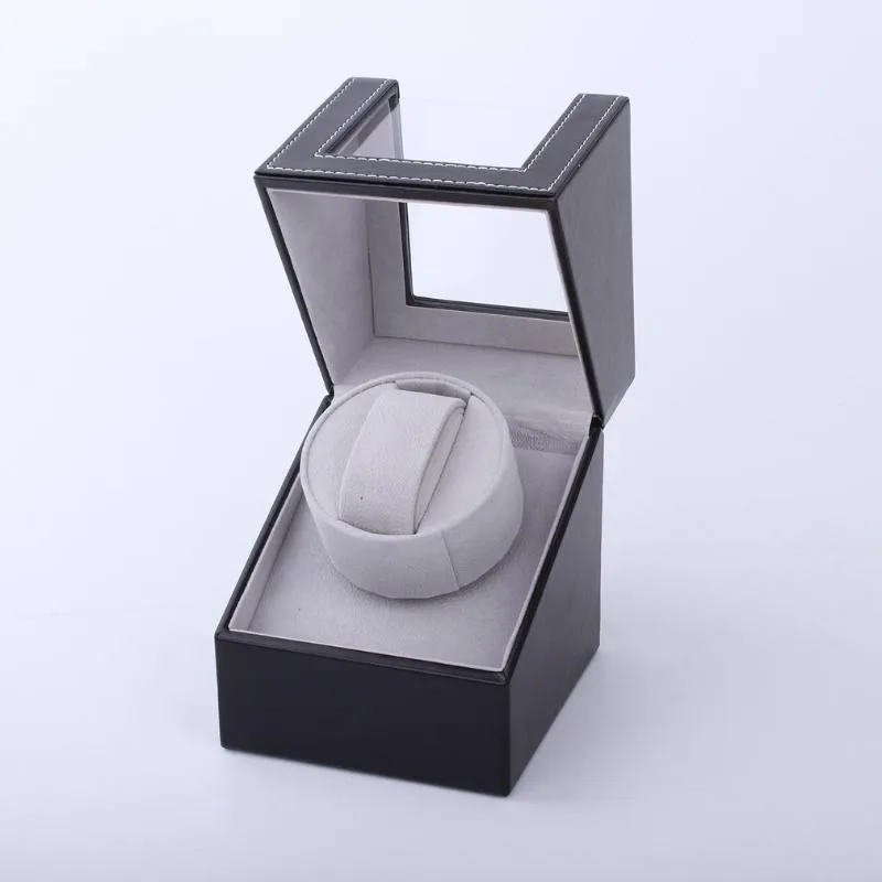 Yüksek Sınıf Motorlu Shaker Watch Winder Tutucu Ekran Otomatik Mekanik Sargı Kutusu Takı Saatleri283E