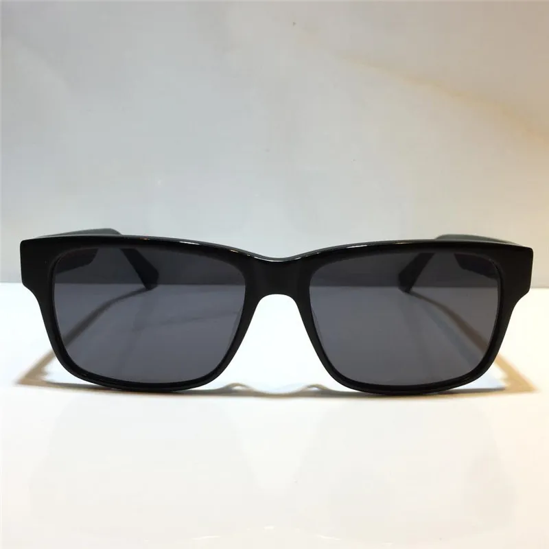 0340 Fashion Solglasögon Män och kvinnor Square Summer Style Plate Rectangular Full Frame Top UV Protection With Protective Cover242h