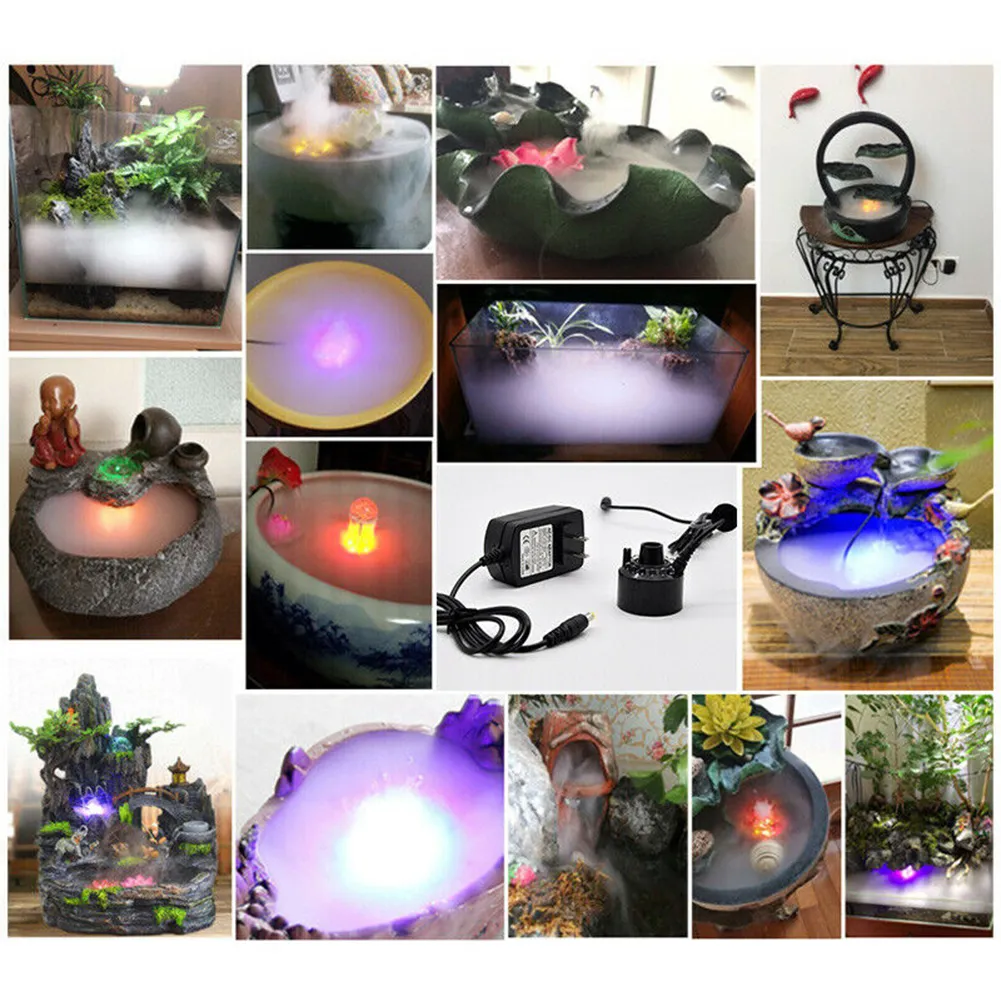 Halloween Hexe Topf Rauch Maschine LED Luftbefeuchter Farbwechsel Gruselige Dekor Halloween Party DIY Szene Layout Streich Spielzeug Y201006