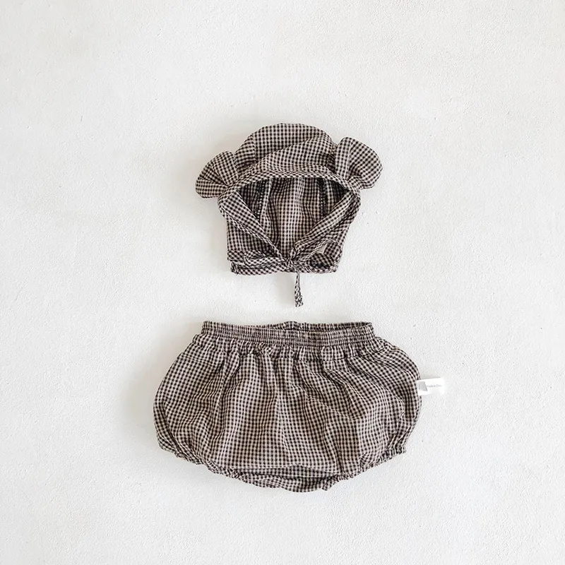 Milancel Autumn Born Girl Girl Set Papuzes de bebê de desenho animado com shorts opcionais e chapéu de coelho