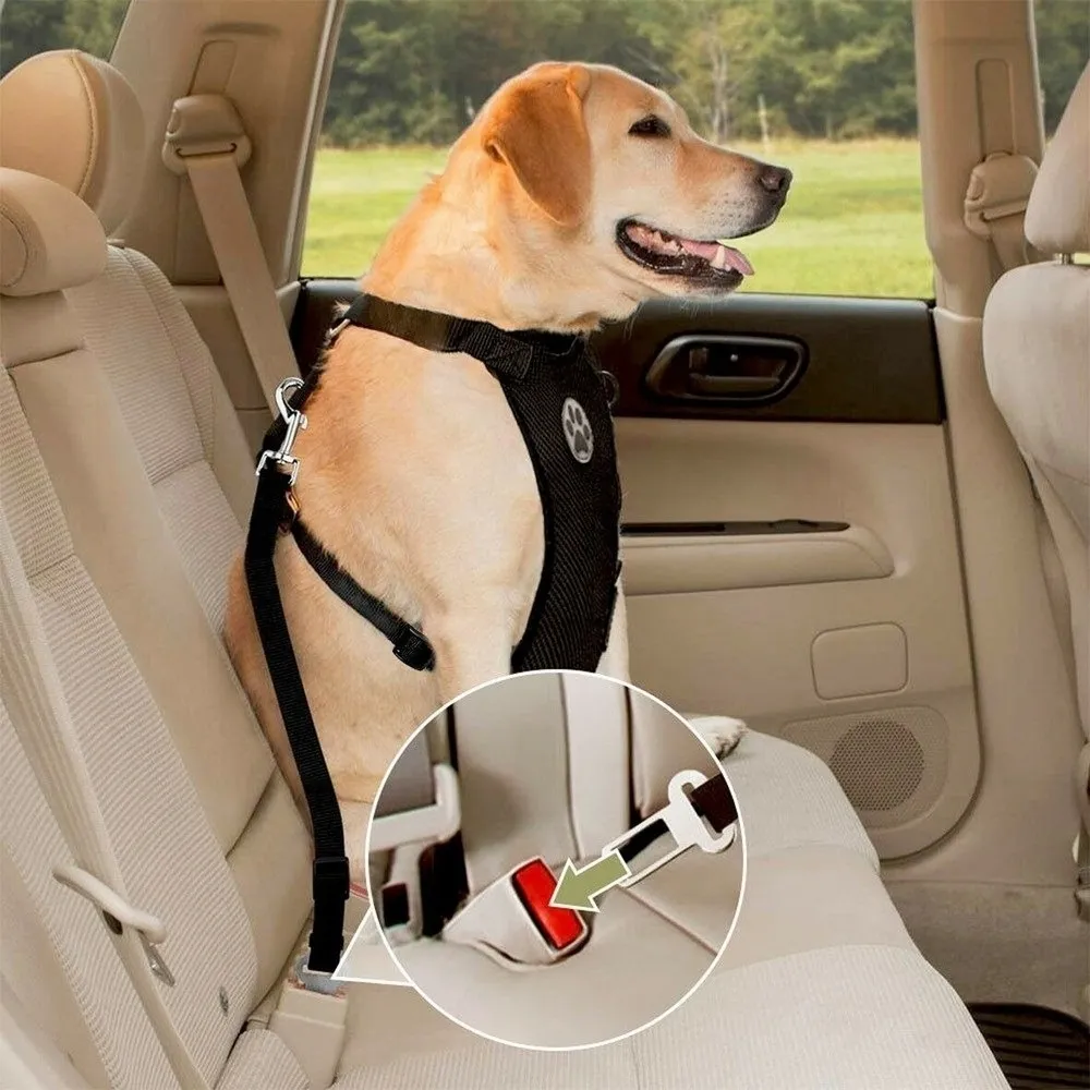 AIR MESH PET PET DOG CAR CARNANCE حزام مقعد مقطع السلامة لكلاب السفر متعددة الوظائف مستلزمات الحيوانات الأليفة 2011269781618