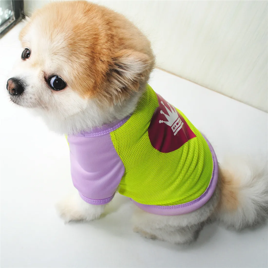Vestiti estivi animali domestici di taglia piccola e media cani Design traspirante Bulldog francese Pitbull giapponesi Y200917