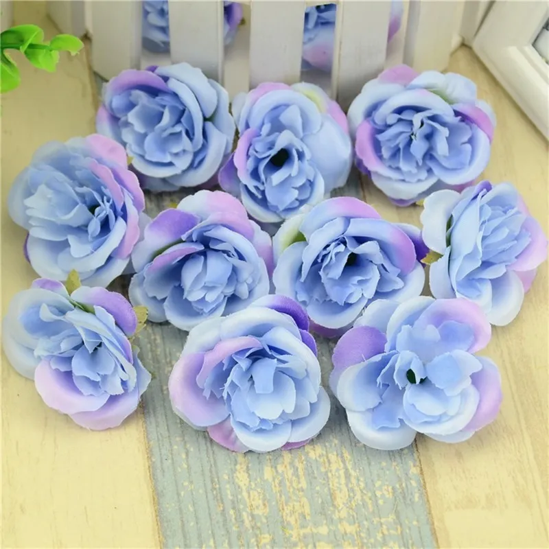 Artificielle Pivoine Rose Soie Têtes De Fleurs Pour La Maison De Mariage Décoration DIY Headmade Scrapbooking Guirlande Pas Cher fausses fleurs 201222