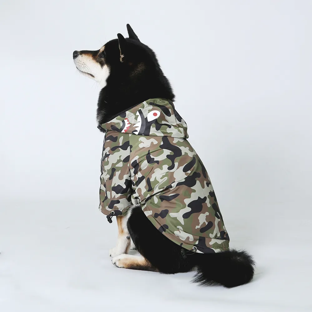 Nouveau design de marque vêtements pour chiens matelassés vêtements pour animaux de compagnie vêtements imperméables pour petit gros chien bouledogue français carlin chiens sweats à capuche coupe-vent J272r