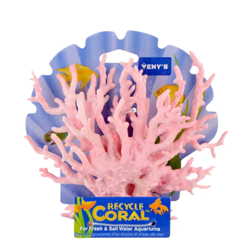 Ornement de corail artificiel Rium Décoration Fish Tank Résine Plante Accessoires Y200917