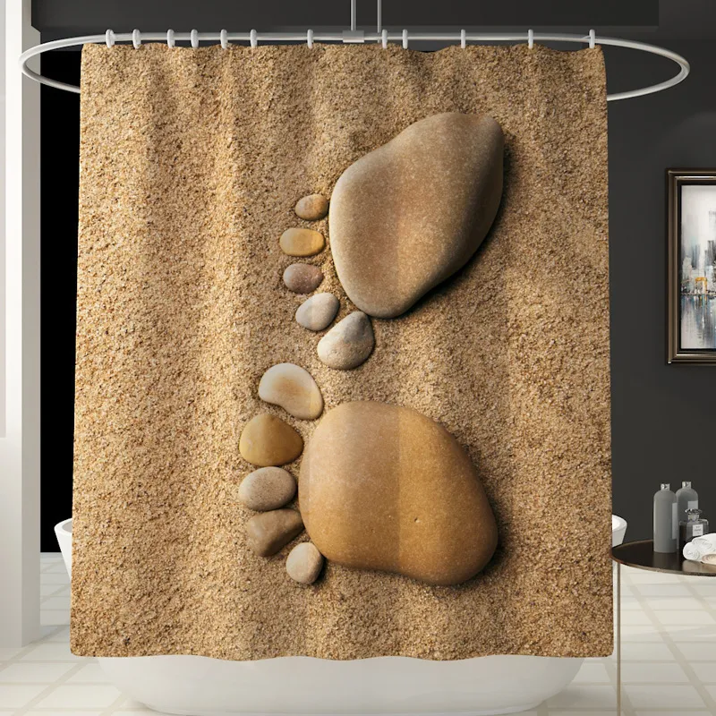 Pelliccia di animali Leopardo Tenda da doccia Set tappetino da bagno Morbido tappeto da bagno il bagno Copertura divertente Sedile del WC Tenda da bagno impermeabile L309o