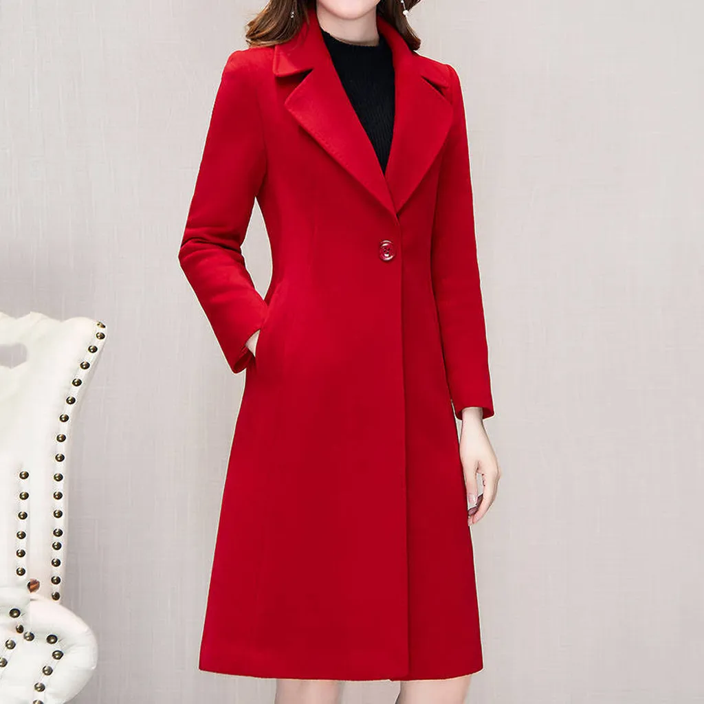 2020 Custom Slim Vestes Automne / Hiver Casual Double Breasted Simple Classique Long Trench Coat Avec Ceinture Chic Femme Coupe-Vent LJ201106